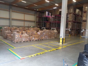 Logistikmarkierung Fa. Tupperware GmbH in Eppertshausen