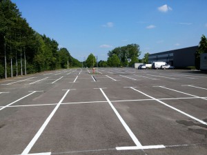 Parkplatzmarkierung Messegelände Bad Salzuflen